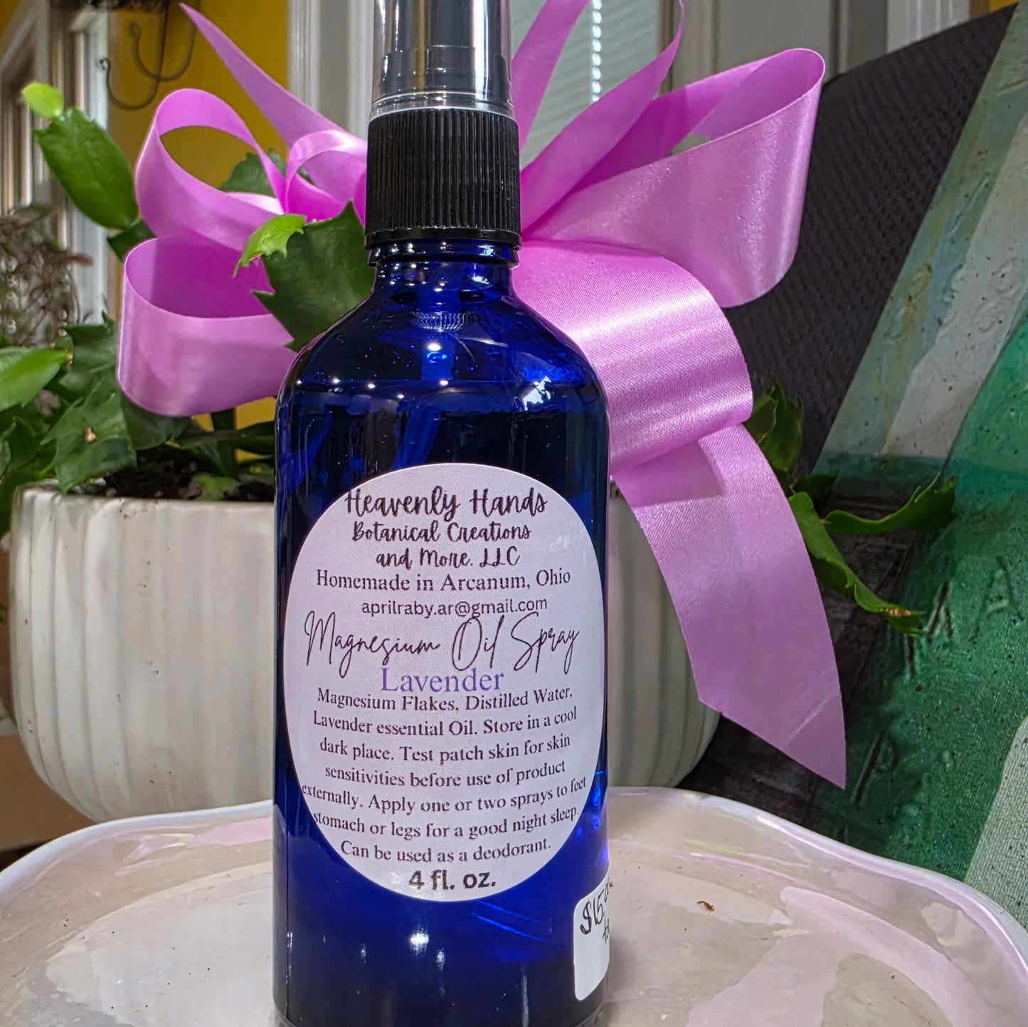 Magnesium Oil Spray Lavender & Unscented 4 oz.