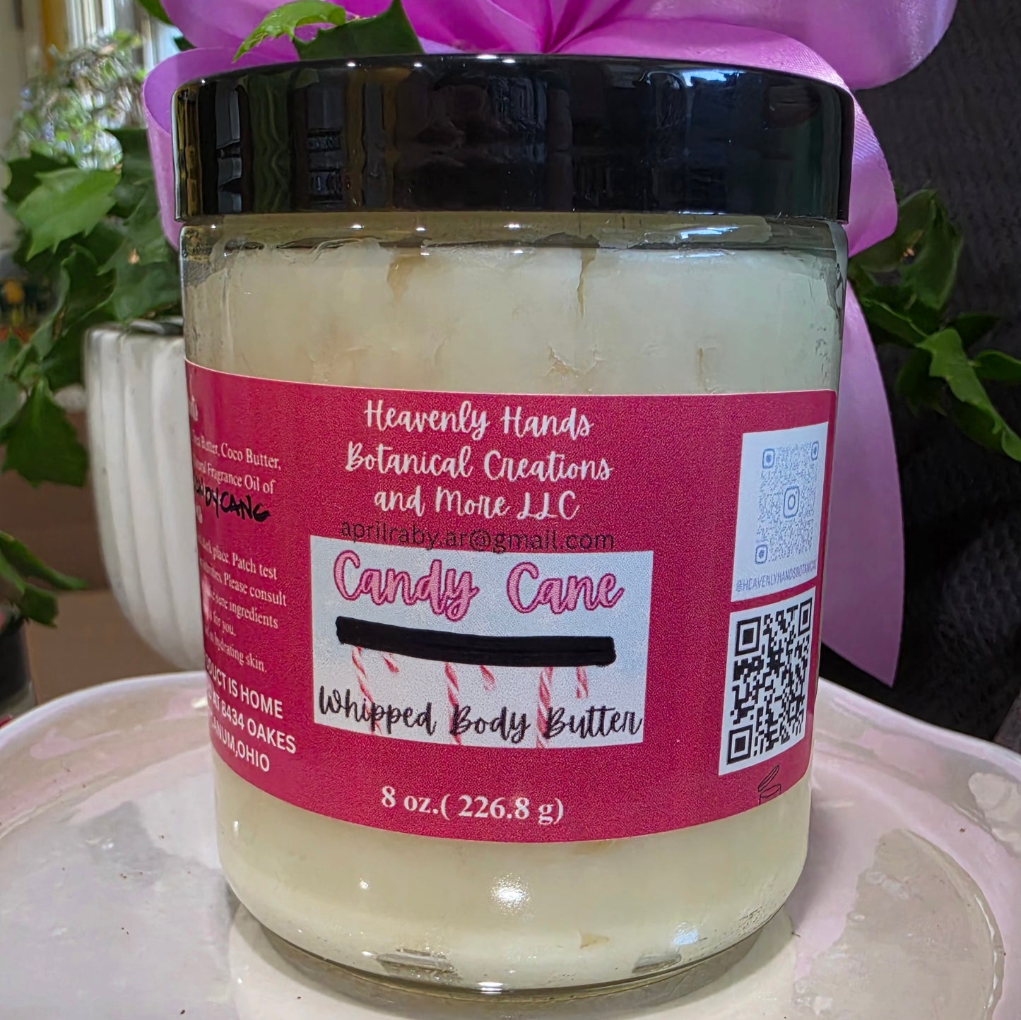Candy Cane Whipped Body Butter  4oz. & 8 oz.