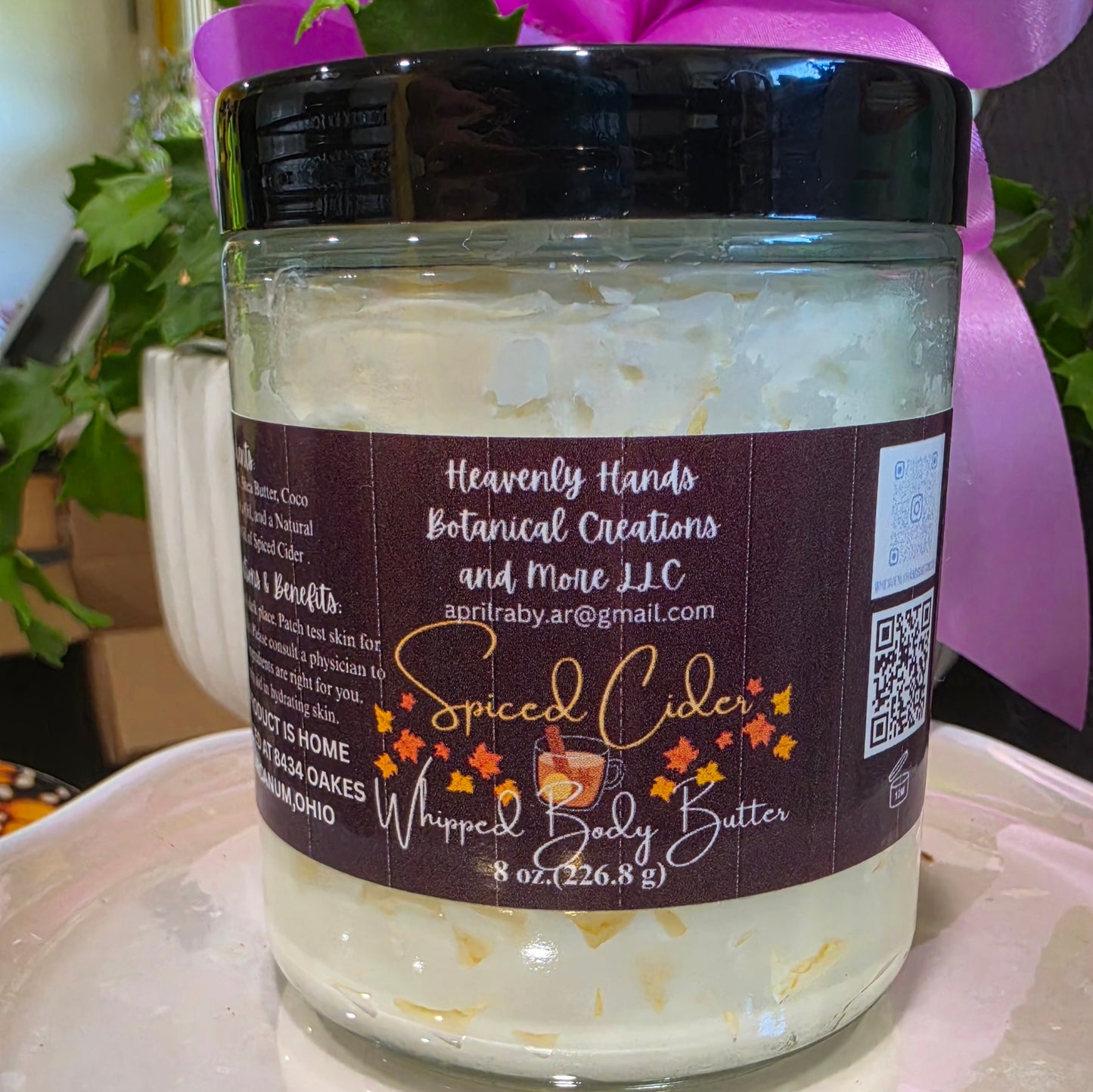 Spiced Cider Whipped Body Butter  4 oz & 8 oz.