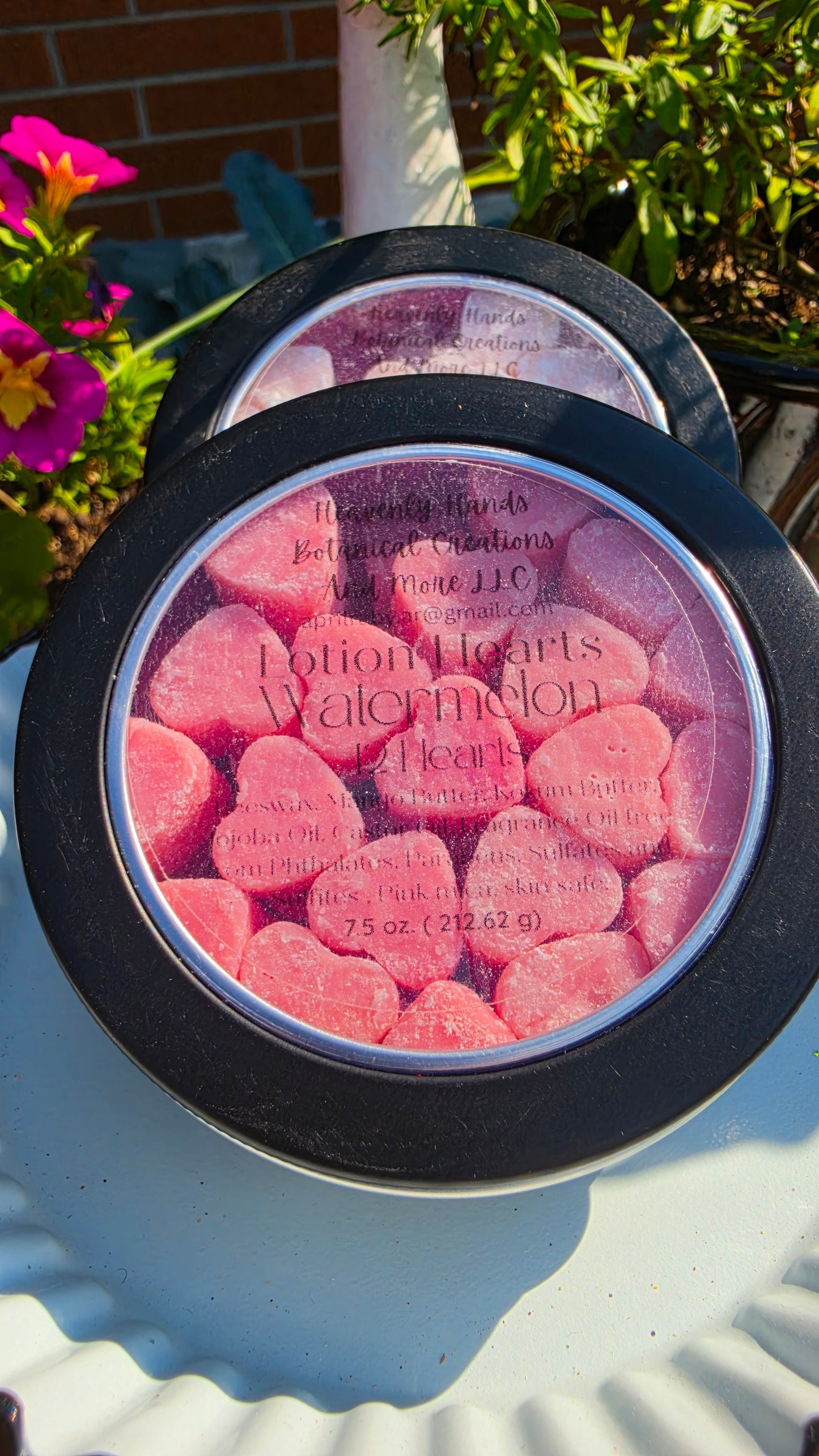 Lotion hearts
