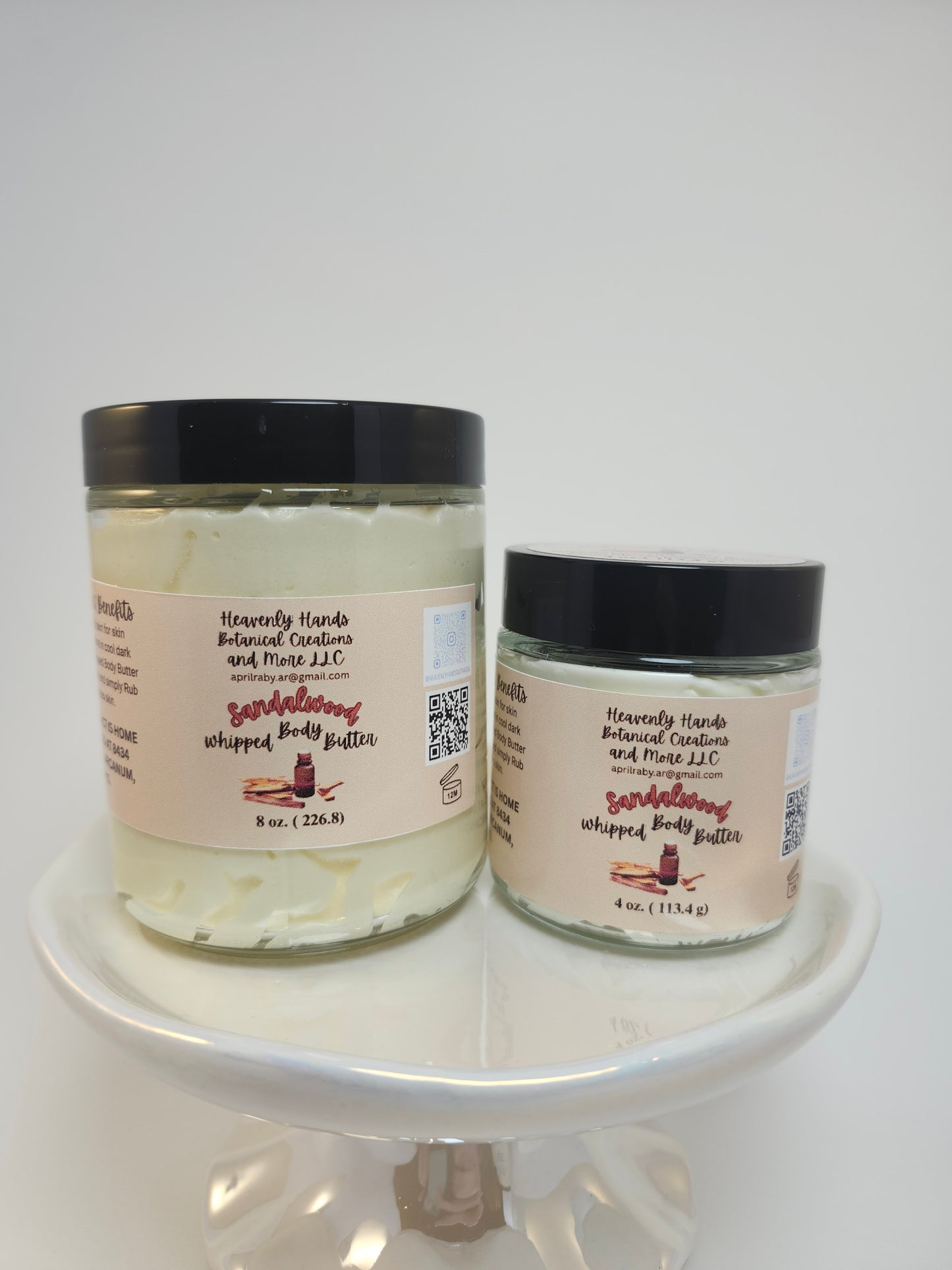 Sandalwood Whipped Body Butter  4 oz & 8 oz.