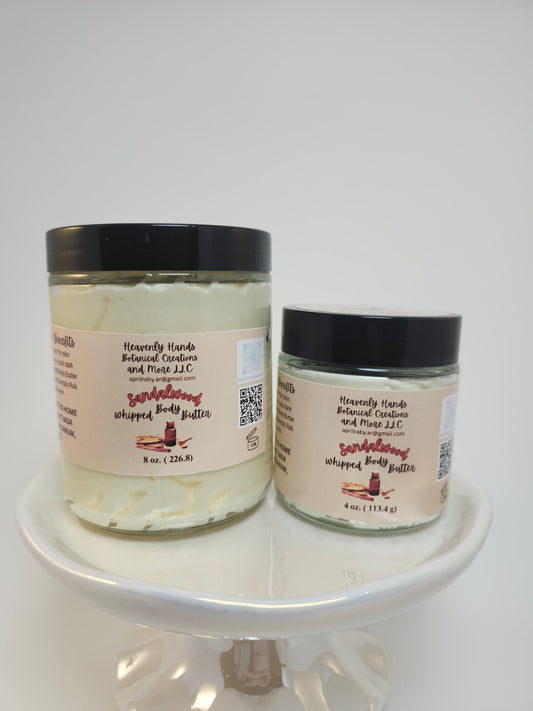 Sandalwood Whipped Body Butter  4 oz & 8 oz.