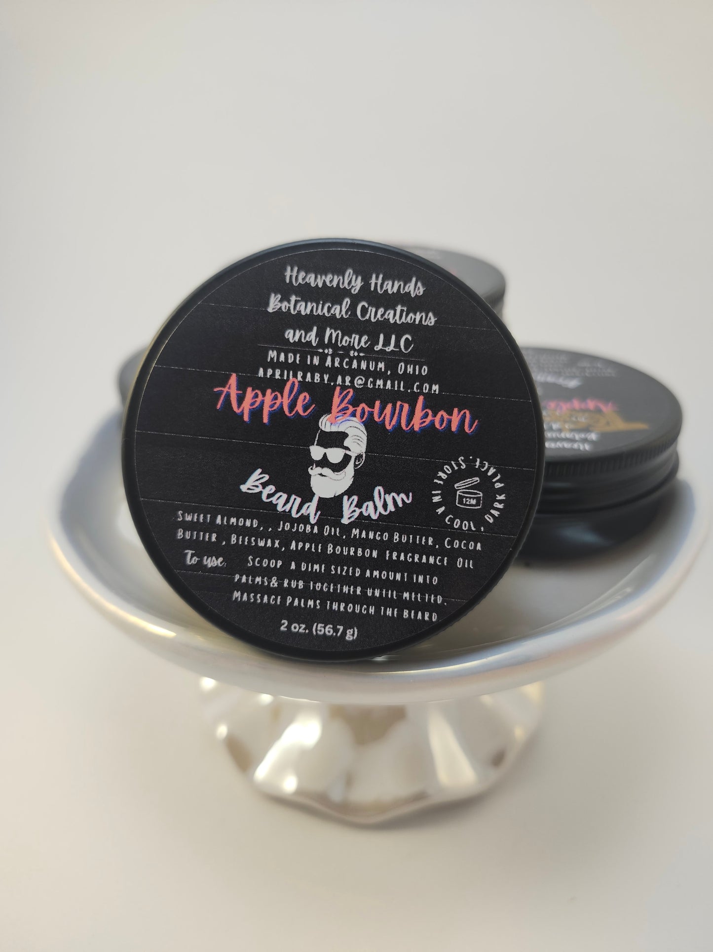 Apple Bourbon Beard Balm 2 oz.
