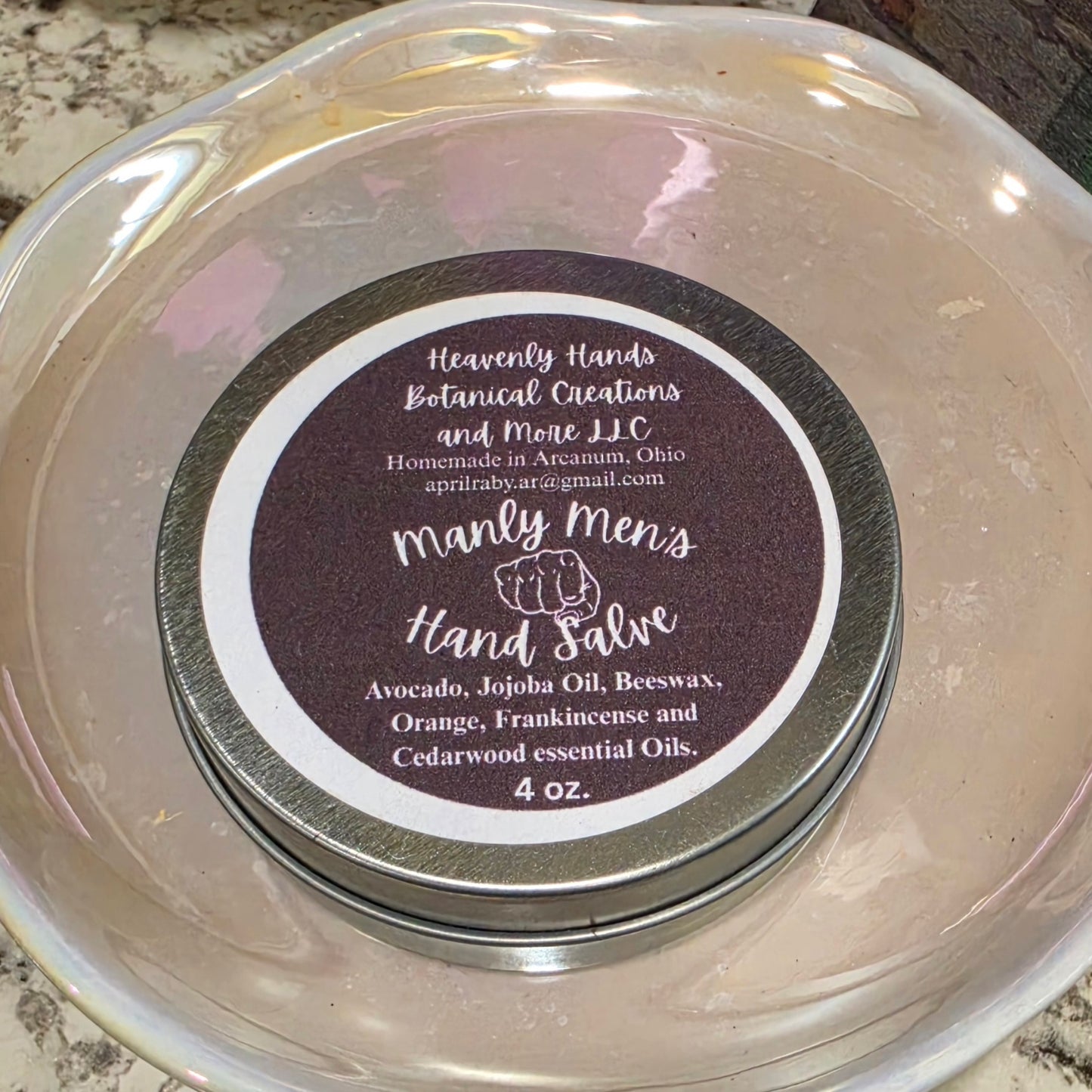 Manly Men's Hand Salve