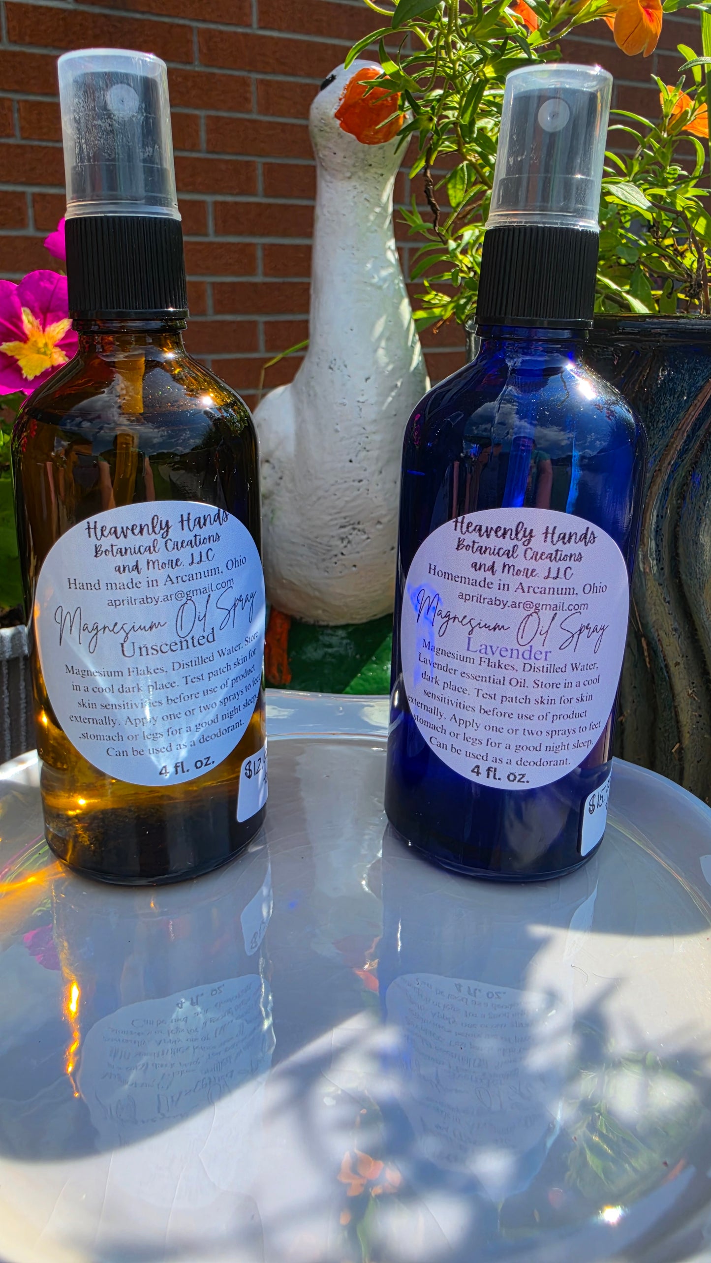 Magnesium Oil Spray Lavender & Unscented  4 oz.