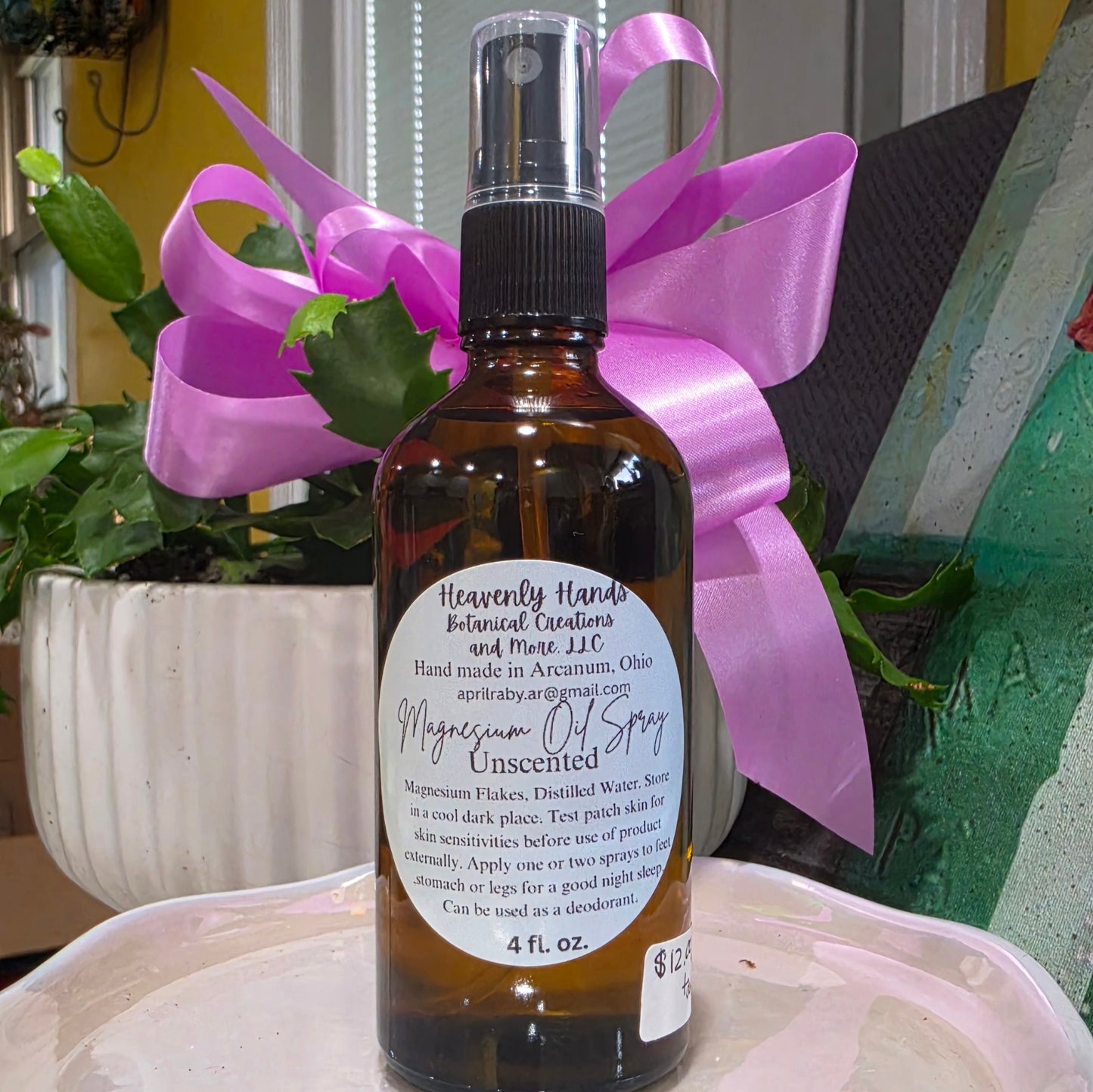 Magnesium Oil Spray Lavender & Unscented  4 oz.