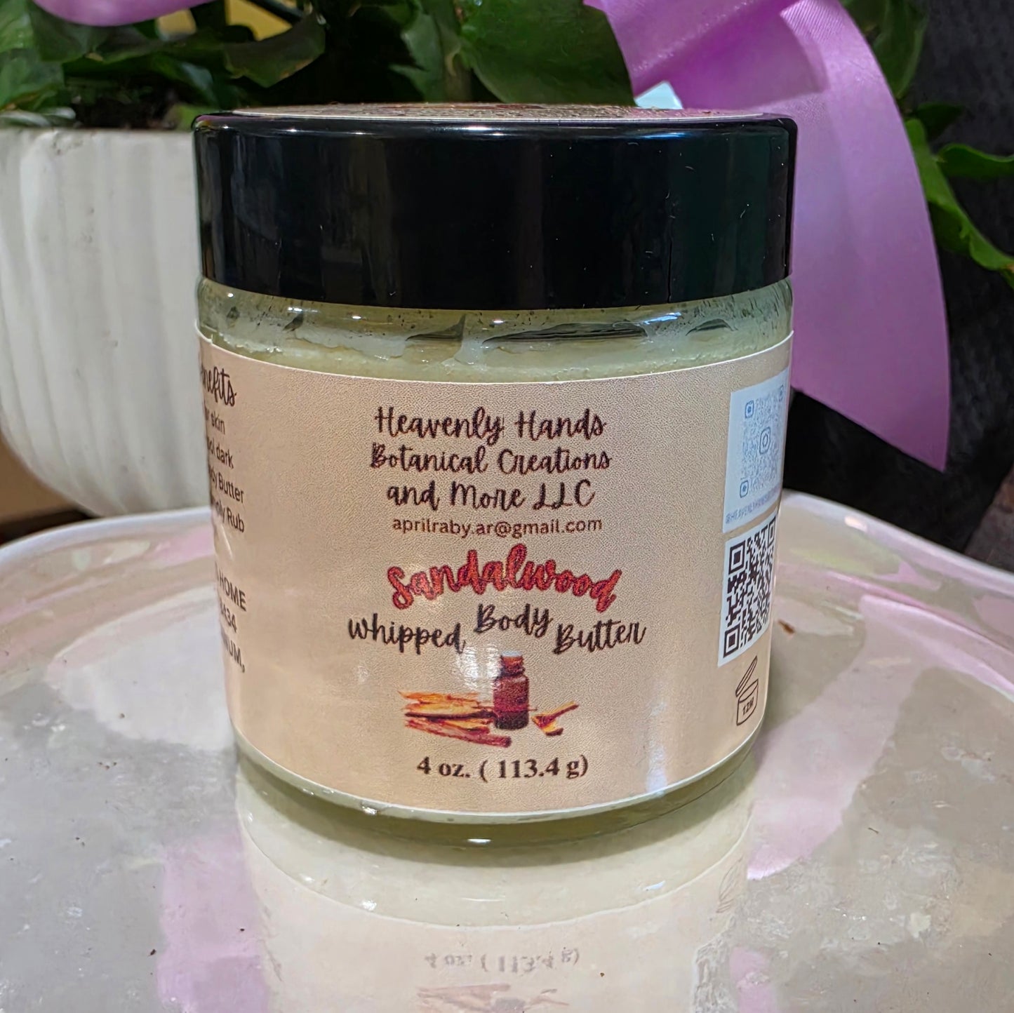 Sandalwood Whipped Body Butter  4 oz & 8 oz.