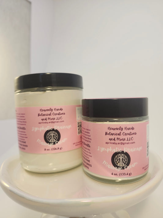 Herbal Lymphatic Massage Cream 4 oz. & 8 oz.