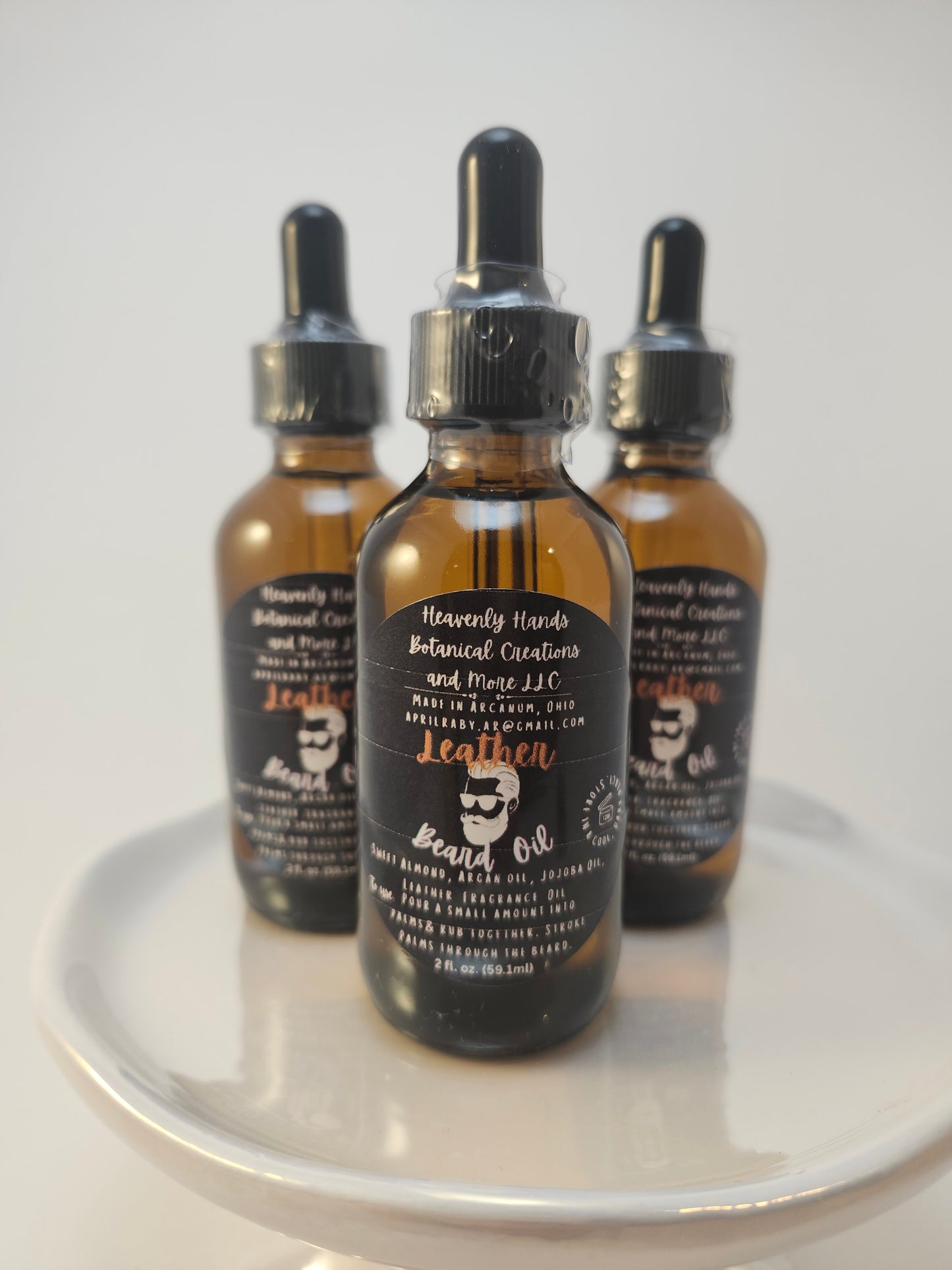 Leather Beard Oil 2 fl. oz.