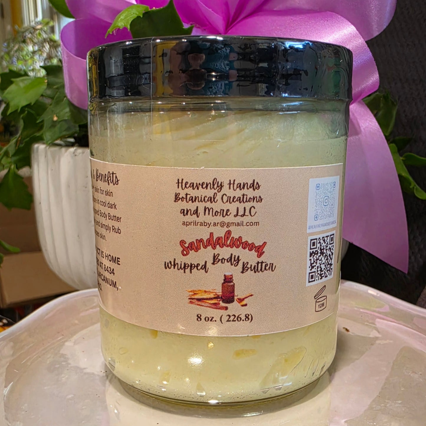 Sandalwood Whipped Body Butter  4 oz & 8 oz.