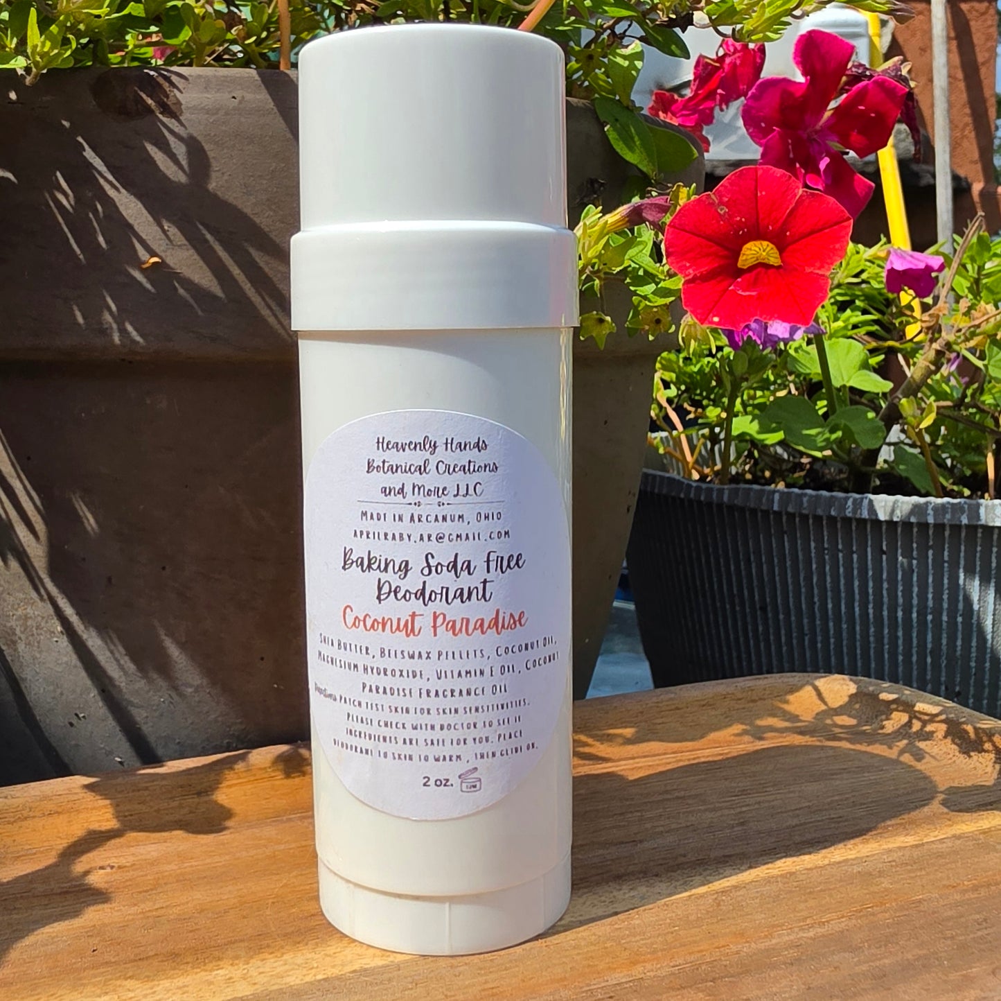 Baking Soda Free Deodorant for Men and Women
