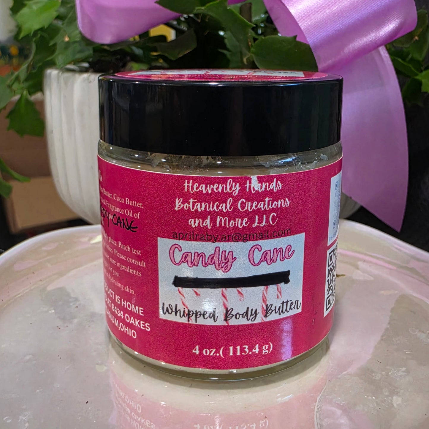 Candy Cane Whipped Body Butter  4oz. & 8 oz.