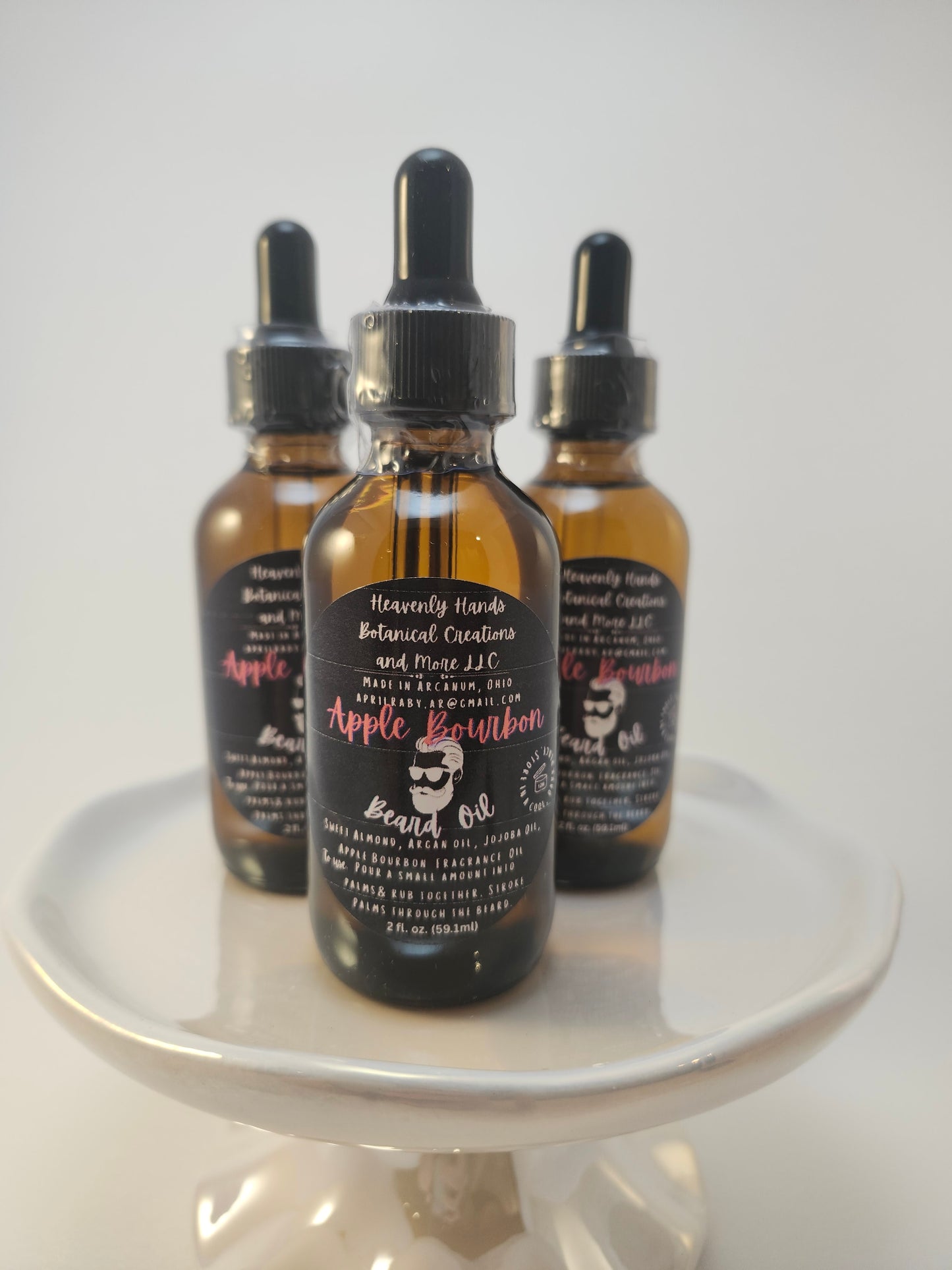 Apple Bourbon Beard Oil 2 fl. oz.