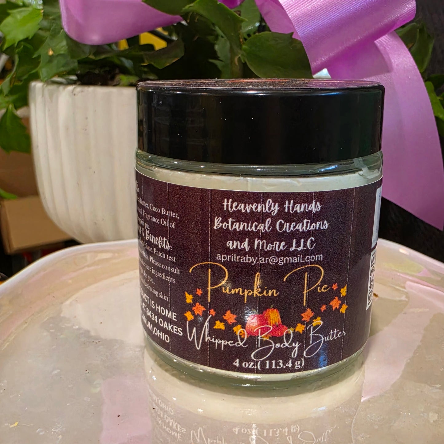 Pumpkin Pie Whipped Body Butter  4 oz & 8 oz.