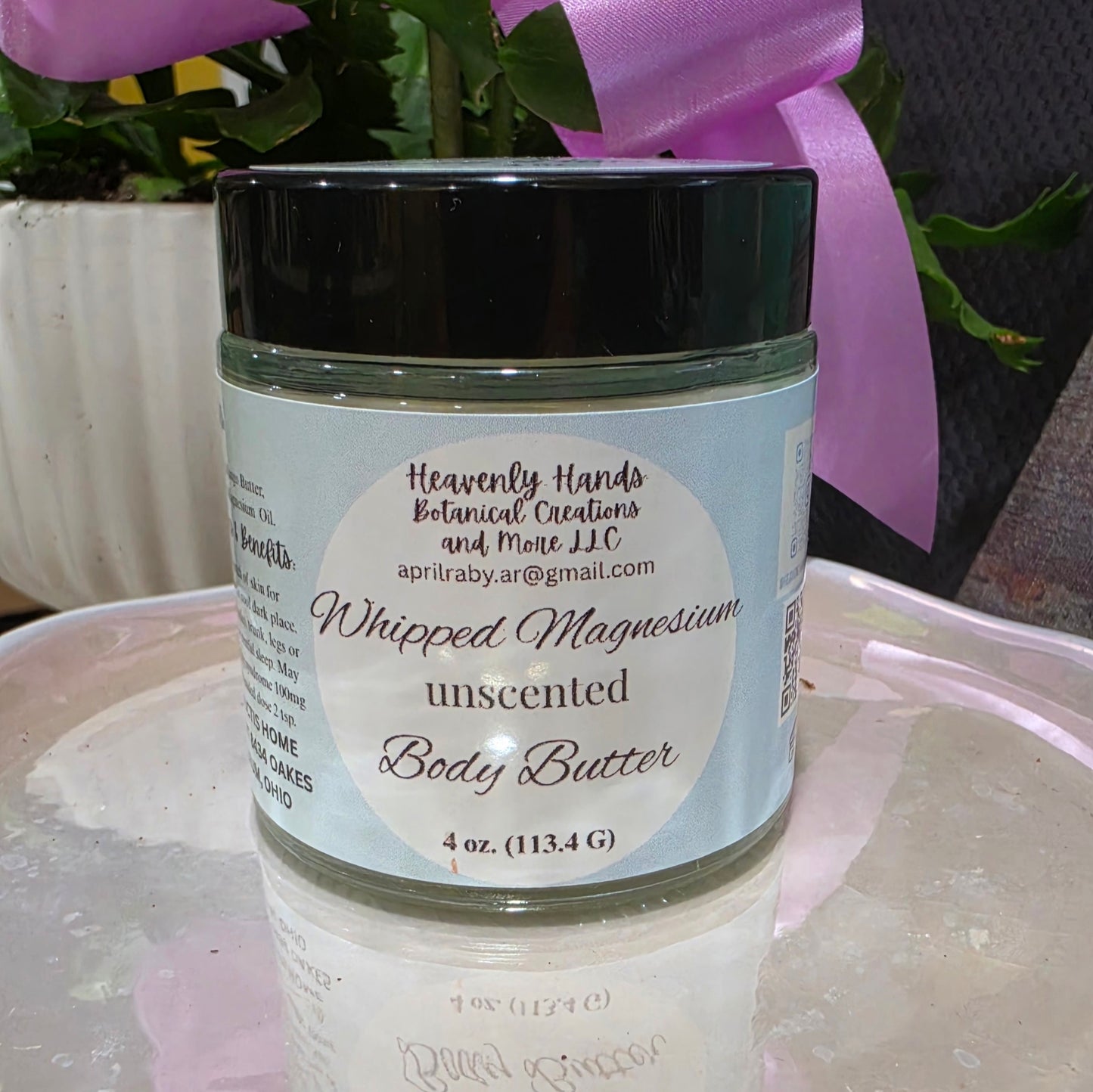 Magnesium Whipped Body Butter  4oz.