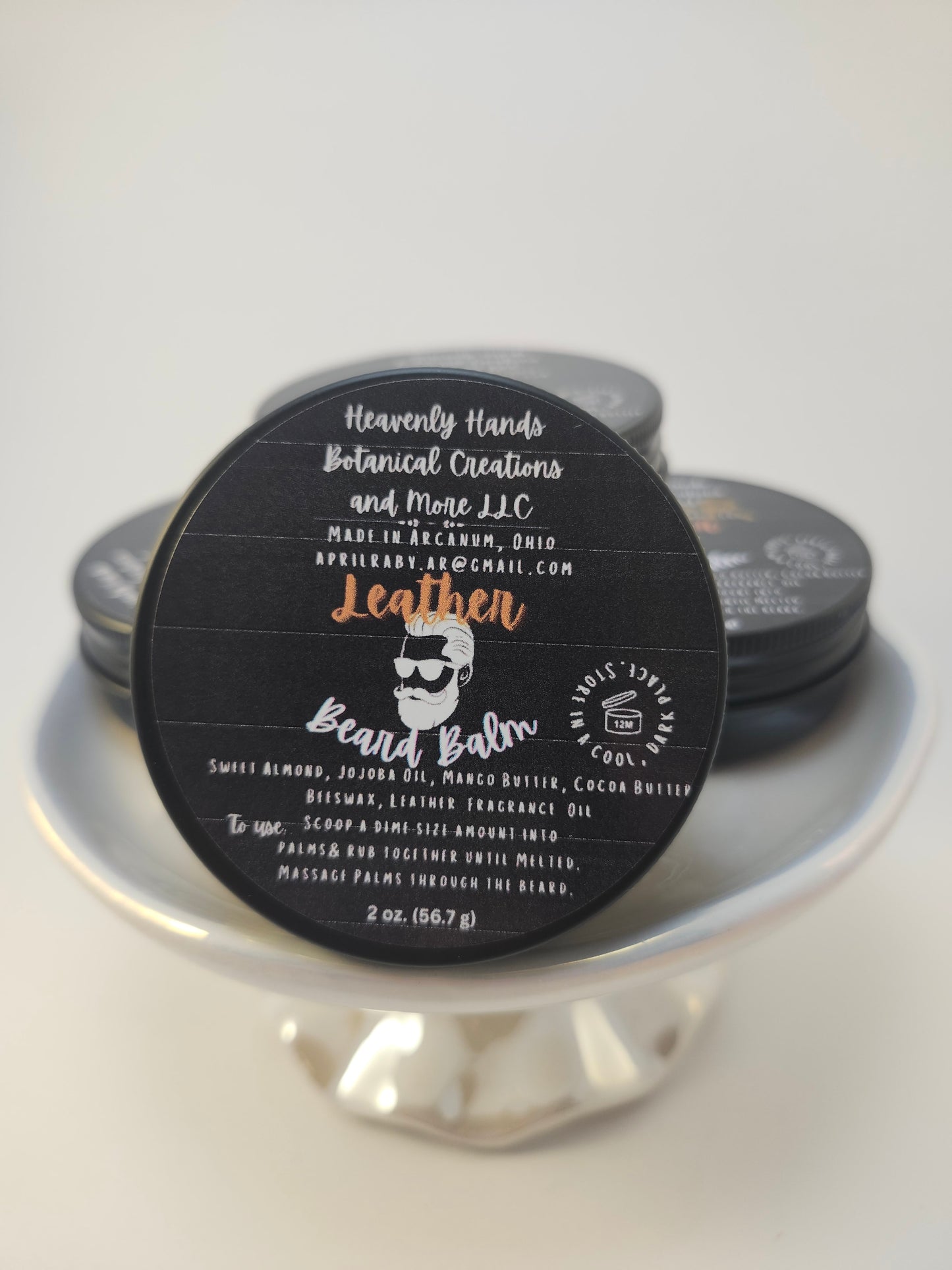 Leather Beard Balm 2 oz.